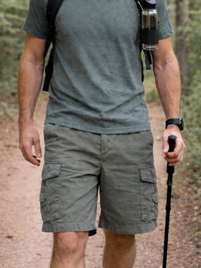 Bert Pulitzer Outdoor Performance Shorts Men’s 40x11 Cargo Pocket Hiking Camping